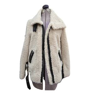 Sherpa and Leather Jacket